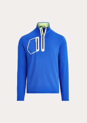 Swetry Ralph Lauren Performance Stretch Pullover Męskie Królewski Niebieski Niebieskie | XDES8977