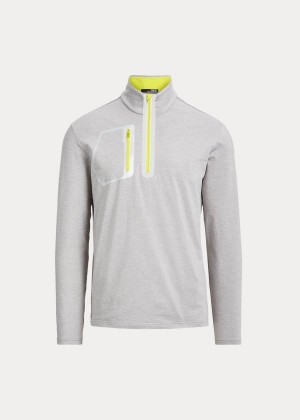 Swetry Ralph Lauren Performance Stretch Pullover Męskie Głęboka Szare | KKTZ1661