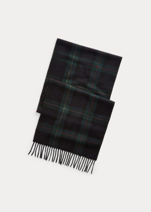 Szaliki Ralph Lauren Cashmere-Wool Scarf Męskie Granatowe | FBGW0854