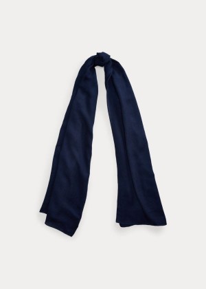 Szaliki Ralph Lauren Cashmere Scarf Damskie Granatowe | YTLX6653