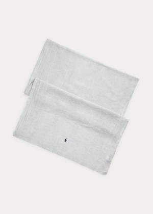 Szaliki Ralph Lauren Crinkled Cotton Scarf Męskie Szare | FZBL4075