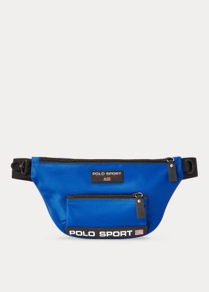 Torby Ralph Lauren Polo Sport Nylon Waist Pack Męskie Królewski Niebieski Niebieskie | VAZD3475