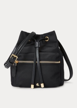 Torebka Ralph Lauren Nylon Mini Debby II Bag Damskie Czarne | TWHA7080