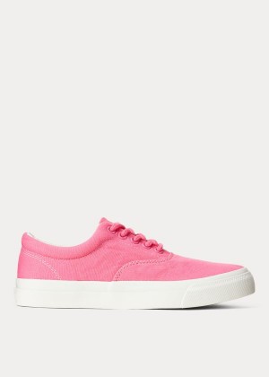 Trampki Ralph Lauren Bryn Canvas Sneakers Damskie Różowe | LHTT3445