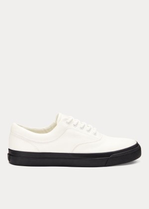 Trampki Ralph Lauren Bryn Leather Sneakers Damskie Białe | AUMM1879