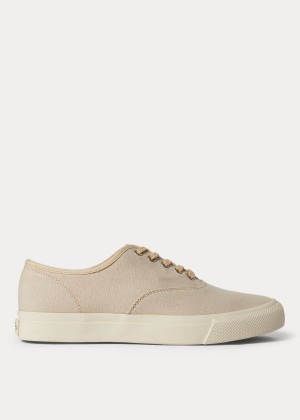 Trampki Ralph Lauren New Norfolk Canvas Sneakers Męskie Beżowe | LVWX6166