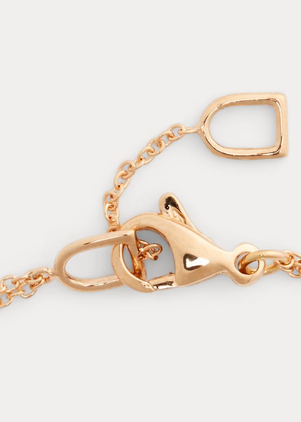 Biżuteria Ralph Lauren Rose Gold Bracelet Damskie Różowe Złote | OABR4190