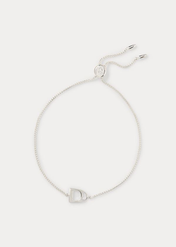 Biżuteria Ralph Lauren Stirrup Slider Bracelet Damskie Srebrne | BHFP6567