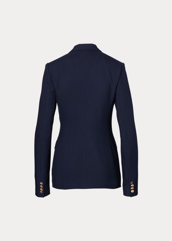 Blezery Ralph Lauren Parker Cashmere Jacket Damskie Granatowe | VDBZ0763