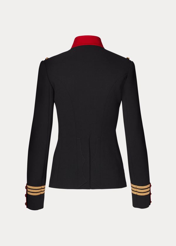 Blezery Ralph Lauren The Officer's Jacket Damskie Czarne | XOXR9838