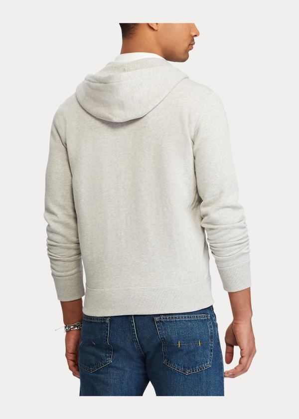 Bluza z Kapturem Ralph Lauren Cotton-Blend-Fleece Hoodie Męskie Beżowe | ANVD2272