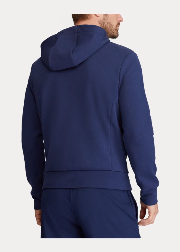 Bluza z Kapturem Ralph Lauren Performance Full-Zip Hoodie Męskie Granatowe | LASZ0631