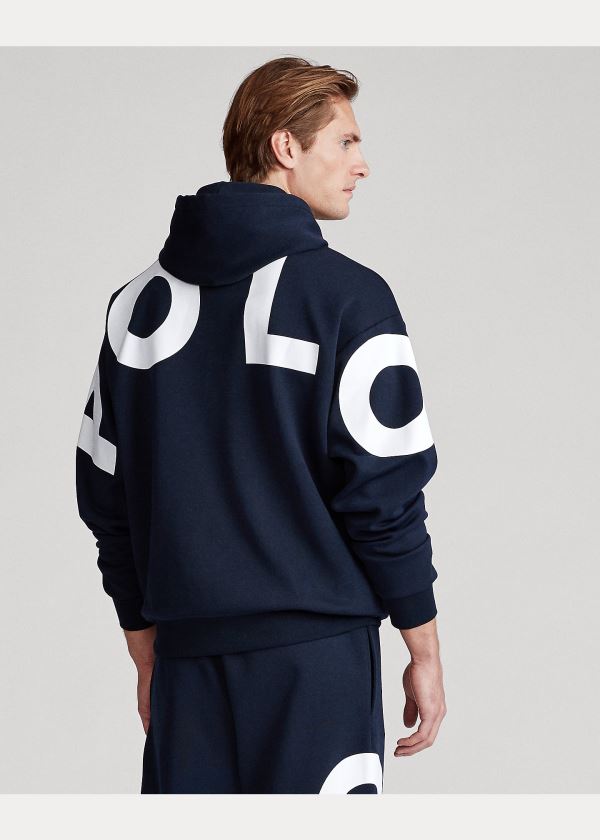 Bluza z Kapturem Ralph Lauren Polo Hoodie Męskie Granatowe Kolorowe | UYGT0697