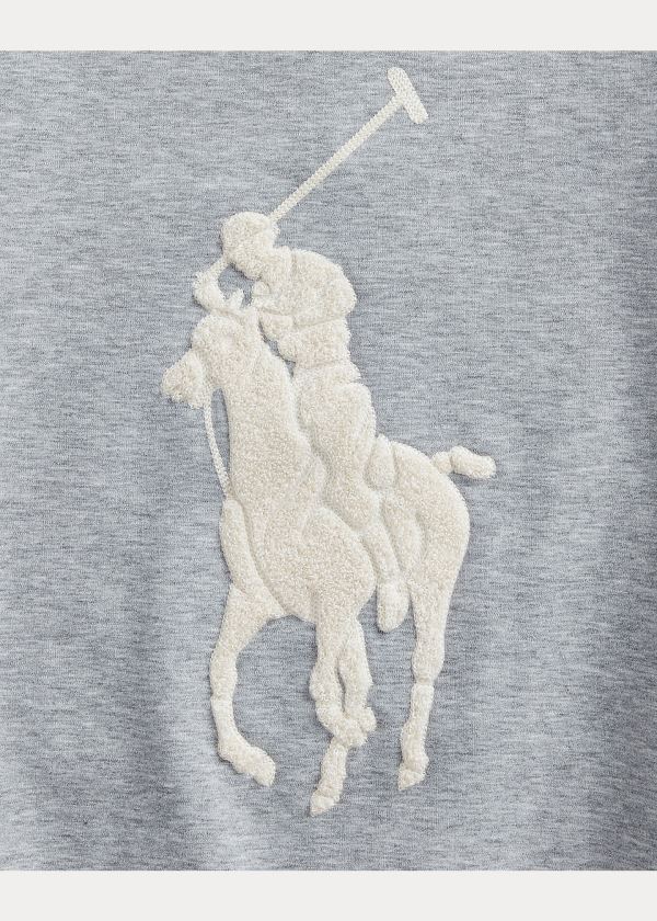 Bluzy Ralph Lauren Big Pony Sweatshirt Męskie Szare | RNMF9125