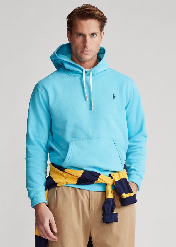 Bluzy Ralph Lauren The Cabin Fleece Męskie Turkusowe | EFLQ1435