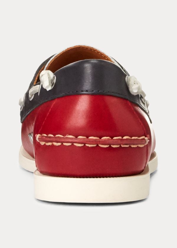 Buty Ralph Lauren Merton Leather Boat Shoe Męskie Kolorowe | LSPL0689