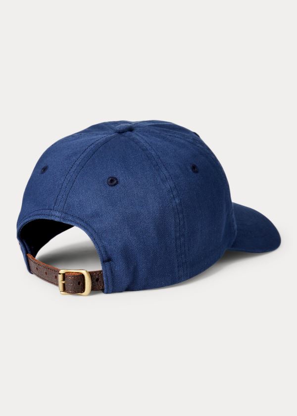 Czapki Ralph Lauren Polo 1992 Chino Ball Cap Męskie Granatowe | EZCF9440