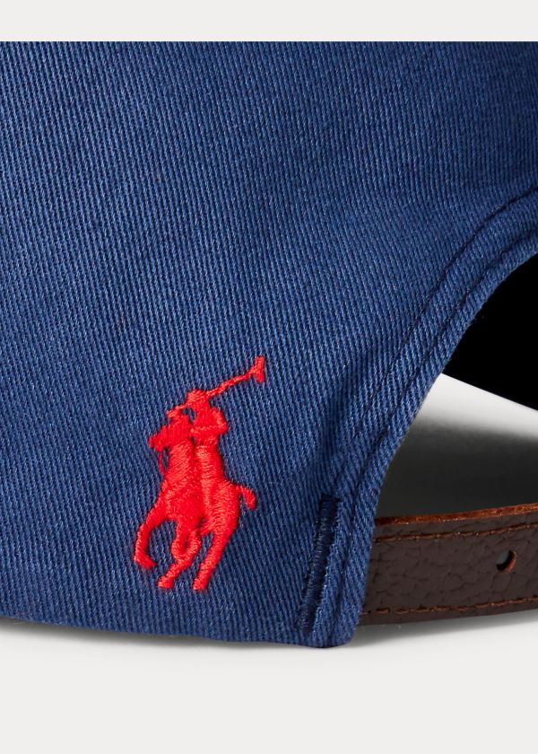 Czapki Ralph Lauren Polo 1992 Chino Ball Cap Męskie Granatowe | EZCF9440