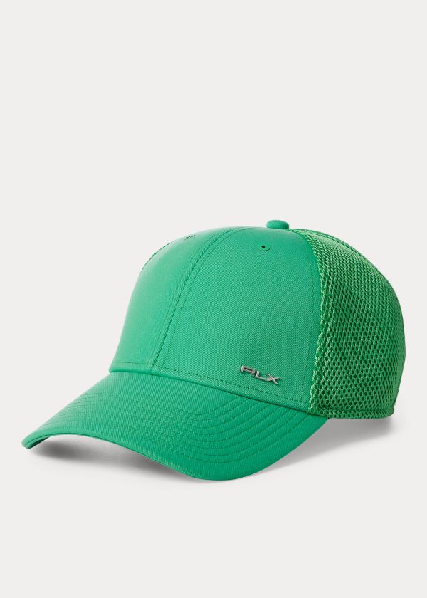 Czapki Ralph Lauren RLX Flex Fit Golf Cap Męskie Zielone | IOKJ4551