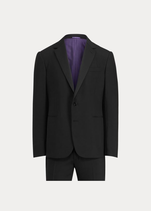 Garnitury Ralph Lauren Gregory Notch-Lapel Tuxedo Męskie Czarne | KWSS8253