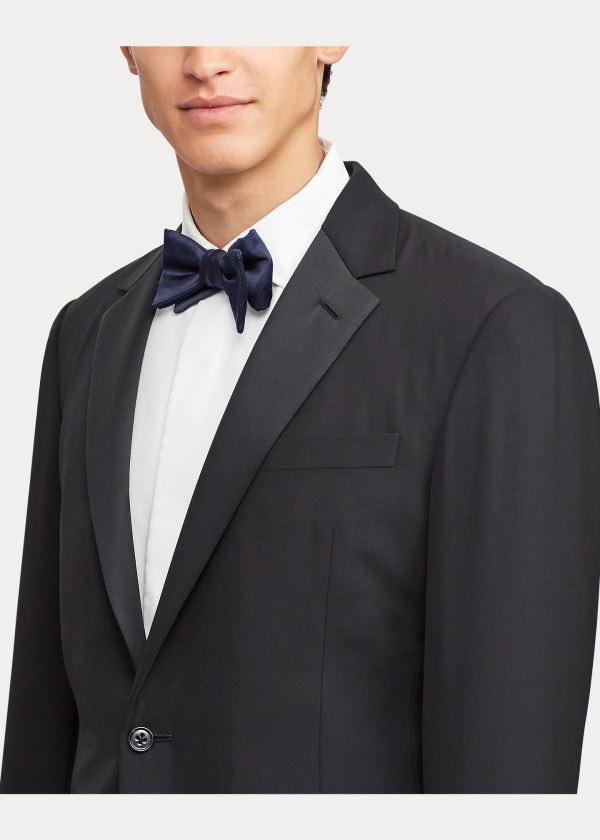 Garnitury Ralph Lauren Gregory Notch-Lapel Tuxedo Męskie Czarne | KWSS8253