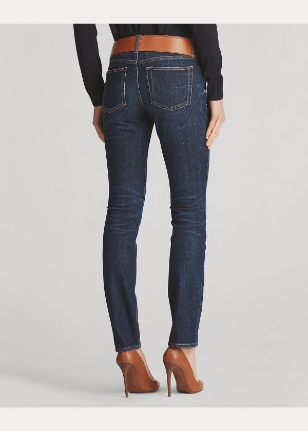 Jeansy Ralph Lauren 160 Skinny Jean Damskie Indygo | OYYY5540