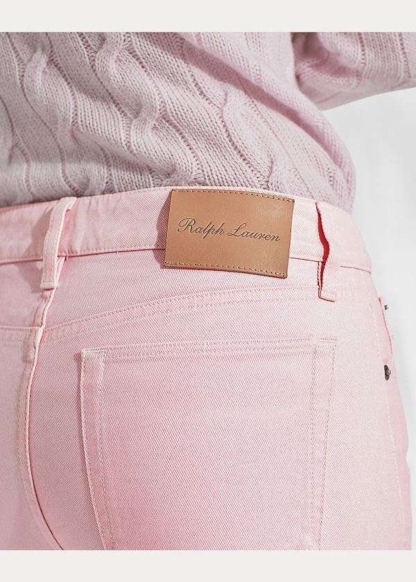 Jeansy Ralph Lauren 400 Matchstick Jean Damskie Różowe | GTGJ5249