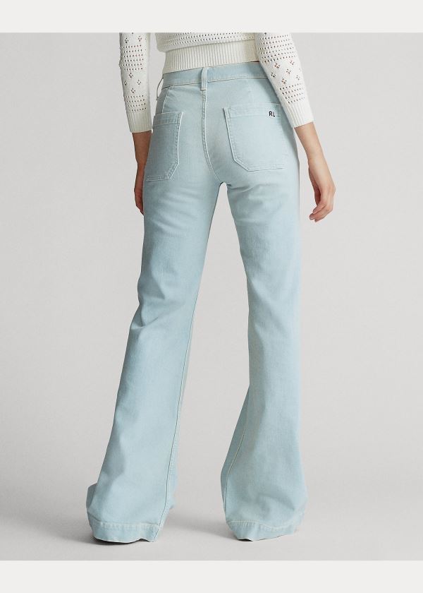 Jeansy Ralph Lauren Fionna Wide-Leg Jean Damskie Głęboka Indygo | PPGX3103