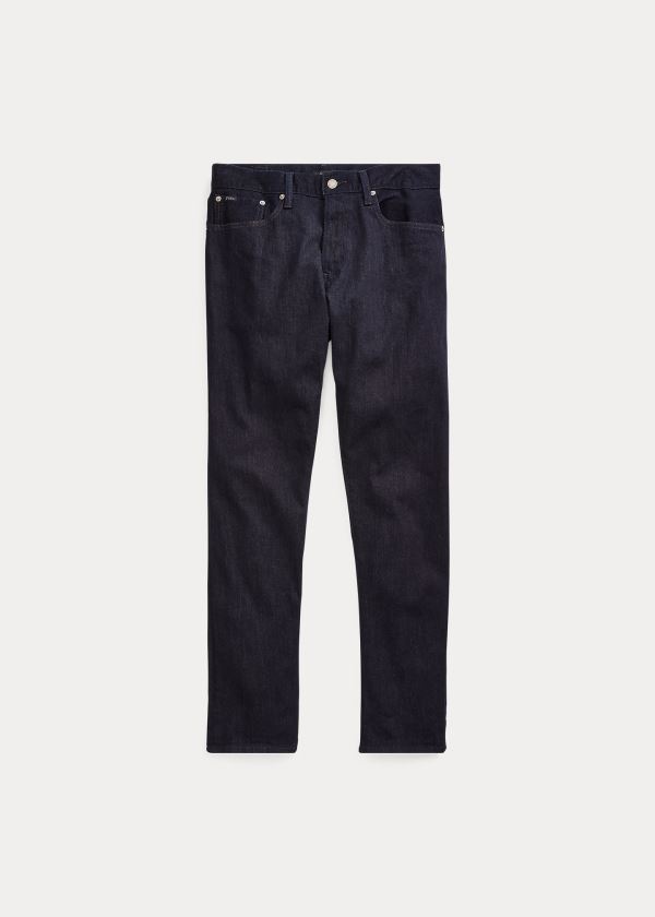 Jeansy Ralph Lauren Hampton Relaxed Straight Jean Męskie Granatowe | ZEQM5949