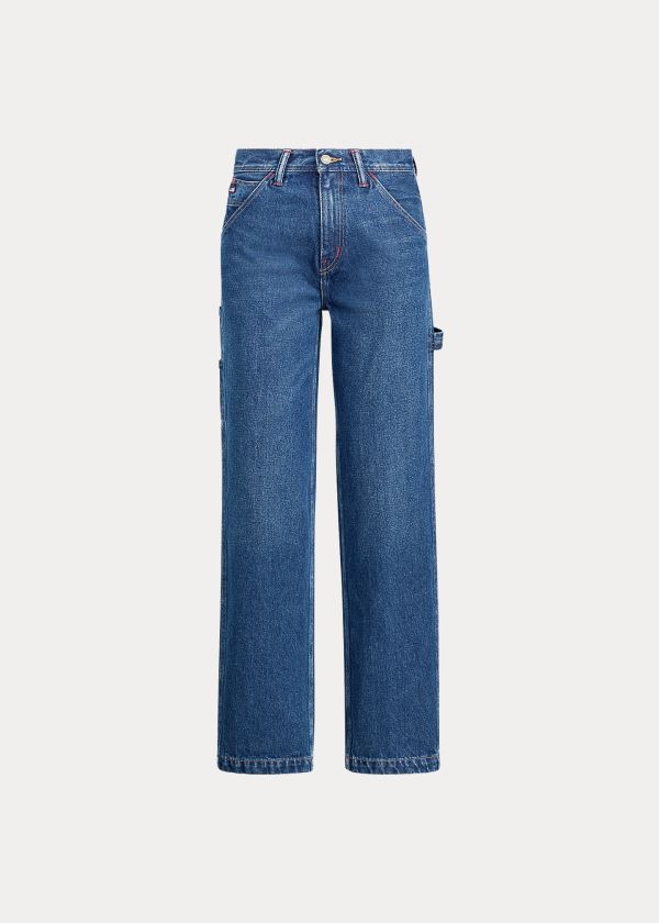 Jeansy Ralph Lauren Limited-Edition Utility Jean Damskie Indygo | GFXD6595