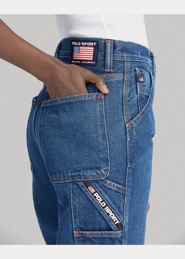 Jeansy Ralph Lauren Limited-Edition Utility Jean Damskie Indygo | GFXD6595