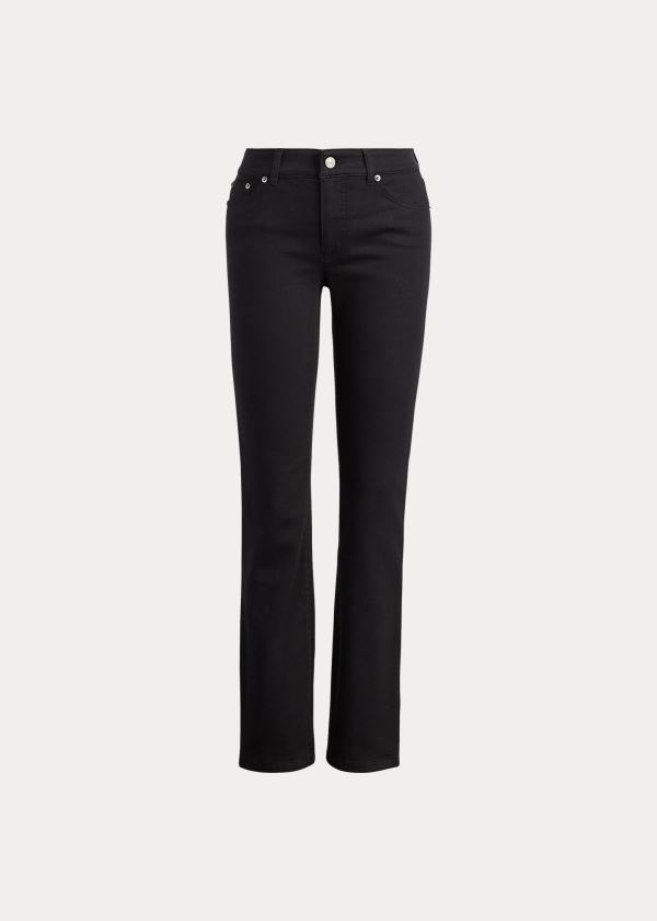 Jeansy Ralph Lauren Premier Straight Jean Damskie Czarne | ERUJ8558