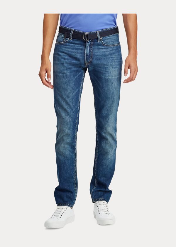 Jeansy Ralph Lauren Slim Fit Jean Męskie Indygo | TIVF9497