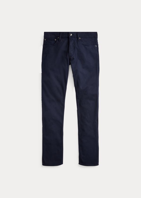 Jeansy Ralph Lauren Slim Fit Stretch Jean Męskie Granatowe | CKHQ5417