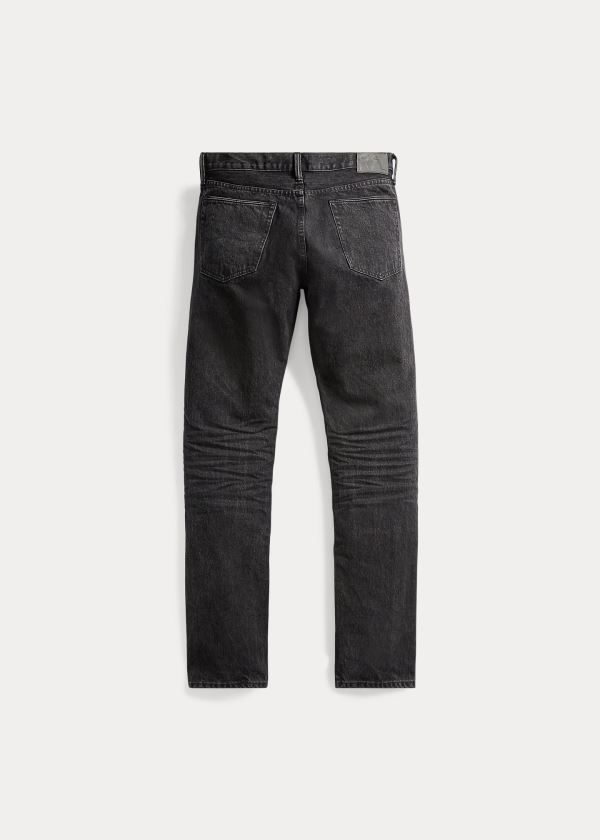 Jeansy Ralph Lauren Slim Narrow Jean Męskie Czarne Niebieskie | KVRK1792