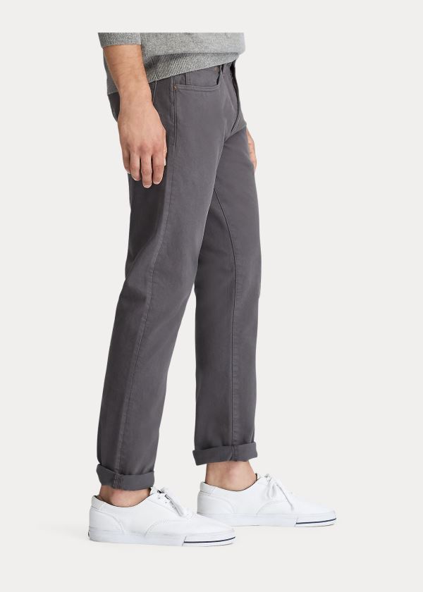 Jeansy Ralph Lauren Sullivan Slim Stretch Jean Męskie Szare | YYWF7362