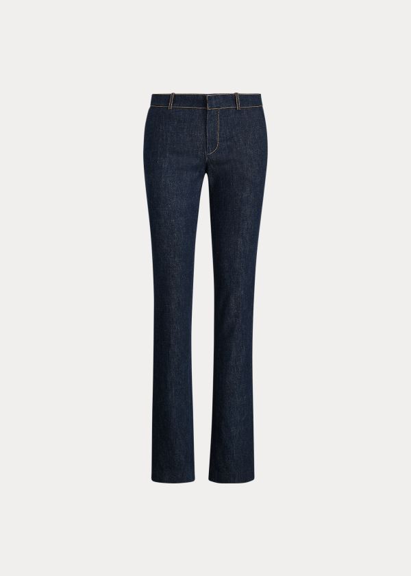 Jeansy Ralph Lauren Sydney Denim Pant Damskie Indygo | XBRD1927