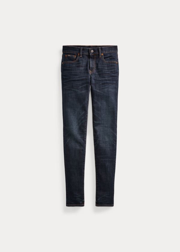 Jeansy Ralph Lauren Tompkins Skinny Jean Damskie Ciemny Indygo | ENUA2598