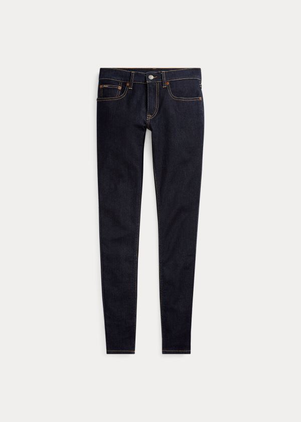 Jeansy Ralph Lauren Tompkins Superskinny Jean Damskie Ciemny Indygo | EILJ8738