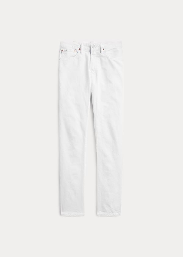 Jeansy Ralph Lauren Varick Slim Straight Jean Męskie Białe | MUNR6120