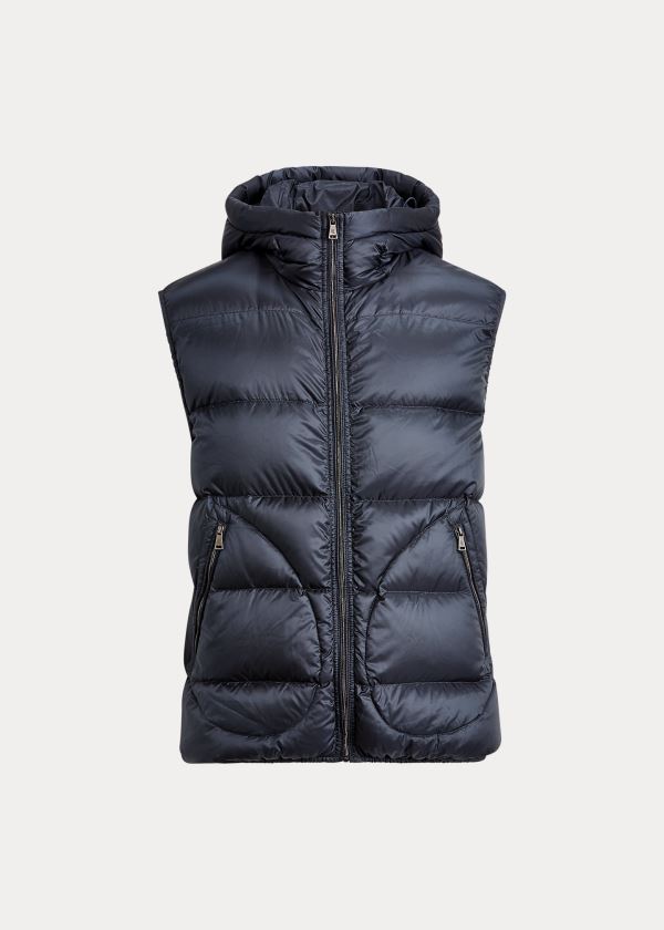 Kamizelka Ralph Lauren Mackay Down Vest Męskie Granatowe | LXPD2561