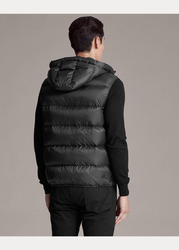 Kamizelka Ralph Lauren Mackay Down Vest Męskie Czarne | GXQR9371