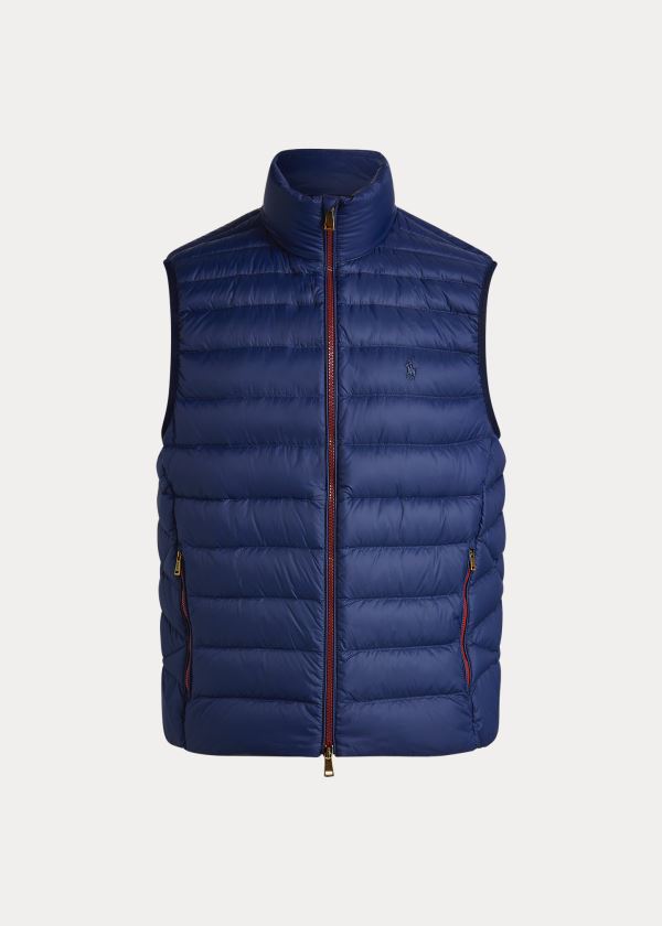 Kamizelka Ralph Lauren Packable Down Vest Męskie Granatowe | KEWC2120