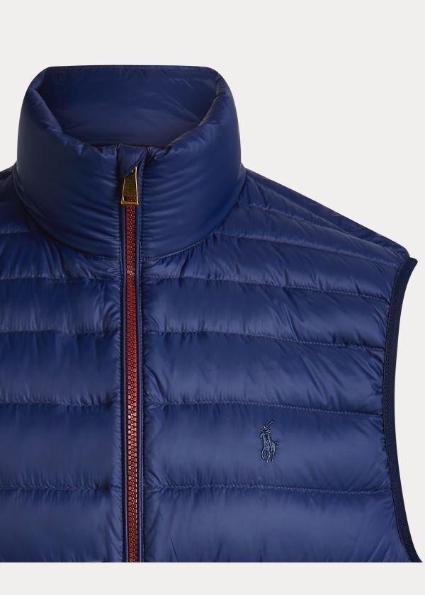 Kamizelka Ralph Lauren Packable Down Vest Męskie Granatowe | KEWC2120