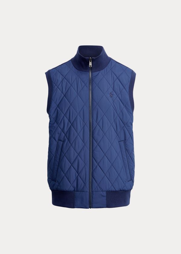 Kamizelka Ralph Lauren Reversible Hybrid Vest Męskie Granatowe | MZBH8484