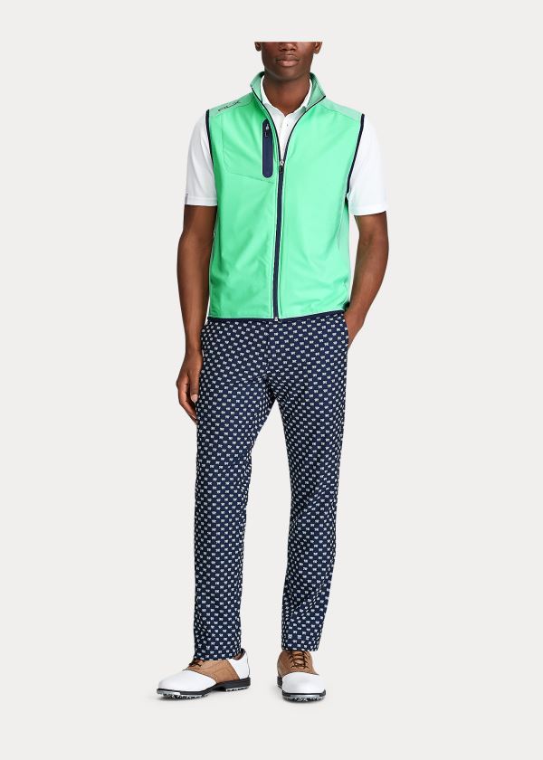 Kamizelka Ralph Lauren Stretch-Paneled Jacquard Vest Męskie Mięta Zielone | JCMB3647