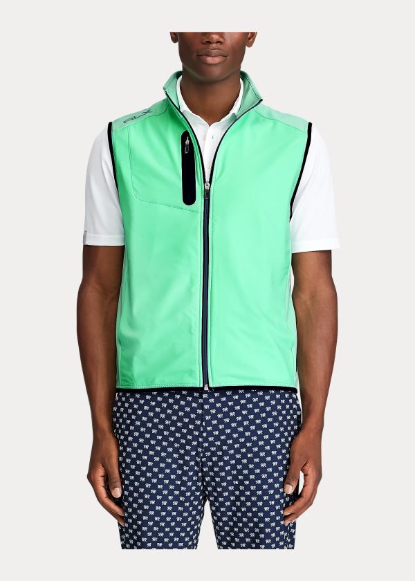 Kamizelka Ralph Lauren Stretch-Paneled Jacquard Vest Męskie Mięta Zielone | JCMB3647