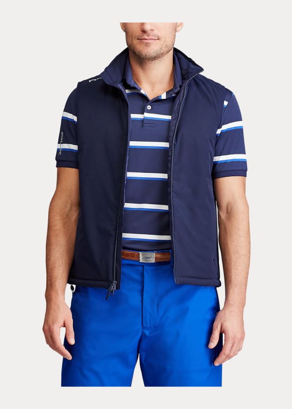 Kamizelka Ralph Lauren Water-Repellent Stretch Vest Męskie Granatowe | WJUO2038