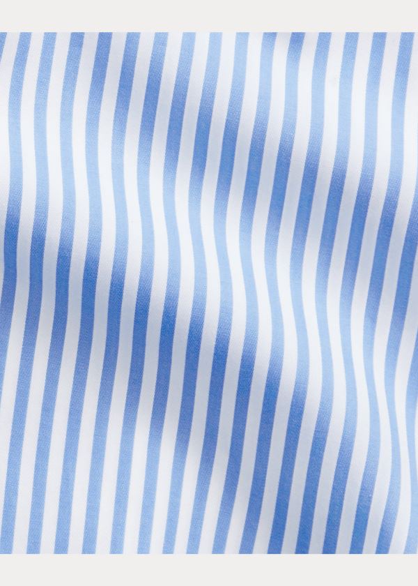 Koszule Ralph Lauren Bengal-Stripe Twill Shirt Męskie Niebieskie | JKSZ9818