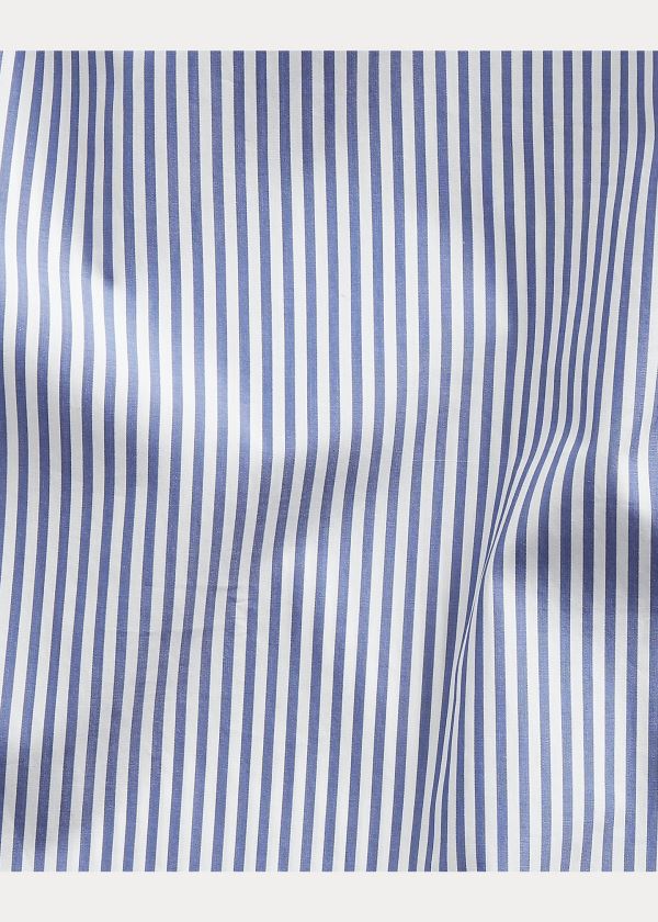 Koszule Ralph Lauren Bengal-Striped Shirt Męskie Niebieskie Białe | CCKC1923